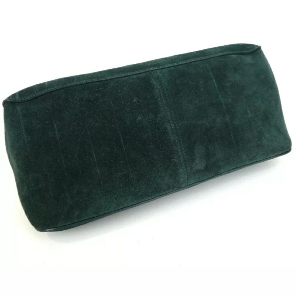 AUTHENTIC CELINE  GOURMET CHAIN SHOULDER BAG SUEDE - Picture 5 of 12